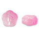 Abalorio de cristal 12mm Flor - Rosa